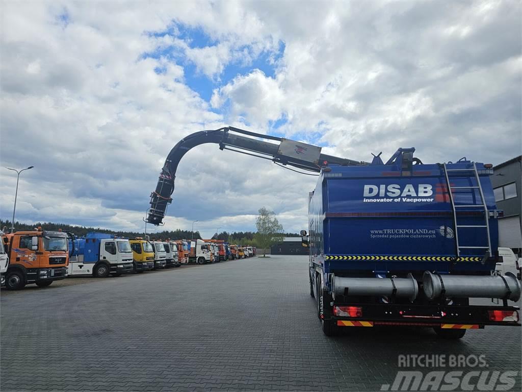 Scania DISAB ENVAC Saugbagger vacuum cleaner excavator su Renovasjonsbil
