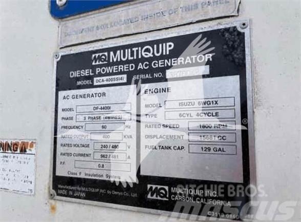 MultiQuip WHISPERWATT DCA400SSI4i Gass Generatorer