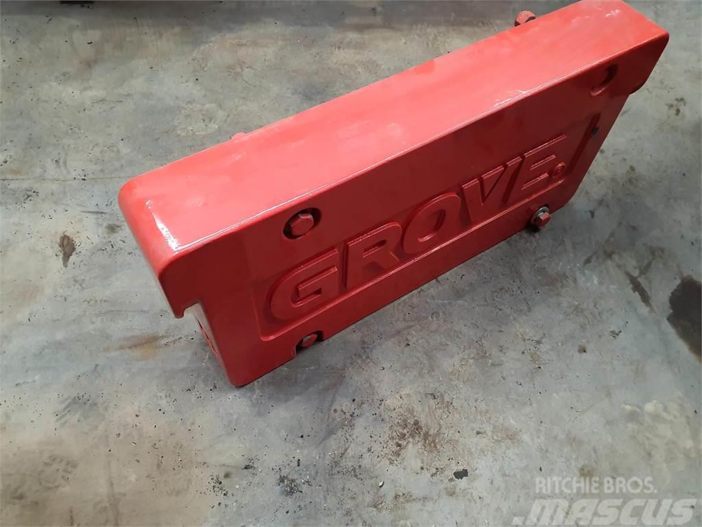 Grove GMK 5130-2 counterweight 1 ton Kran deler og utstyr