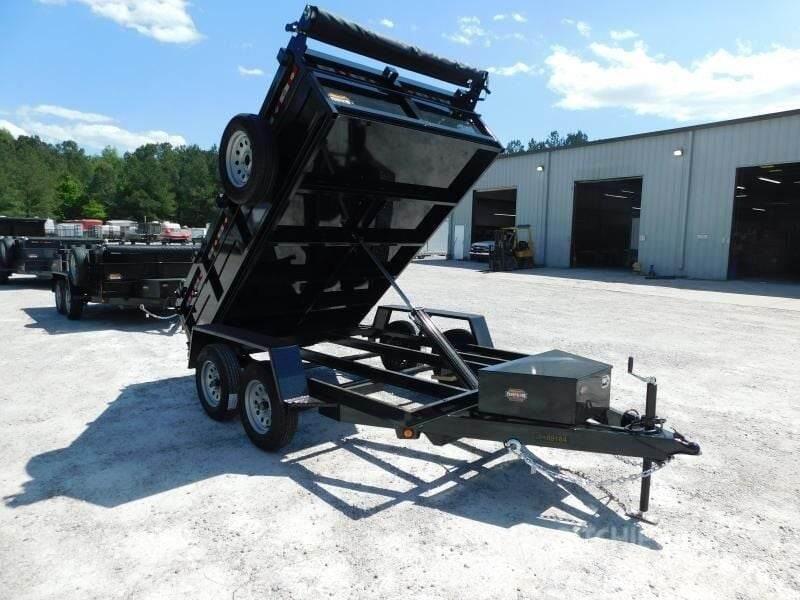  Covered Wagon Trailers 6x10 Dump with Tarp Tipphengere
