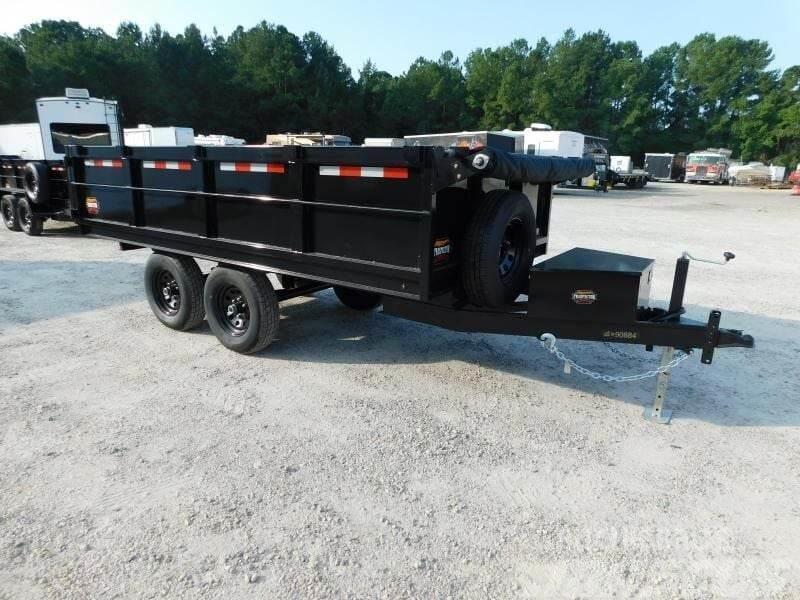  Covered Wagon Trailers 6x12 Deckover Dump Tipphengere