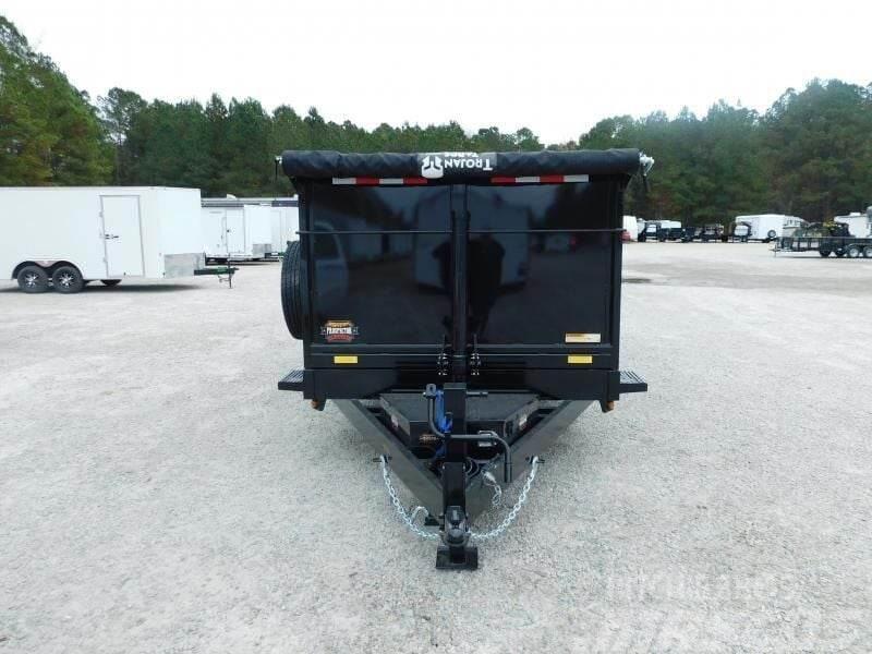  Covered Wagon Trailers 7x16 Telescoping Dump Tipphengere