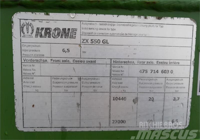 Krone ZX 550 GL Universalvogner