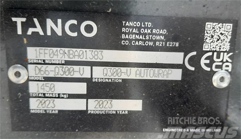 Tanco Q300-V Autowrap Rundballepakker